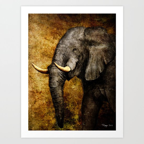 The Elephant Art Print