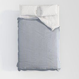 Blue Seersucker Stripe Comforter