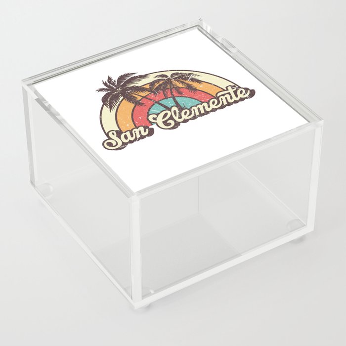 San Clemente beach city Acrylic Box