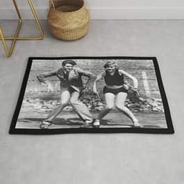 Charleston Couple Area & Throw Rug