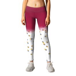 dot dot space Leggings | Acrylic, Oil, Ink, Painting, Watercolor, Abstract, Street Art, Illustration, Digital 