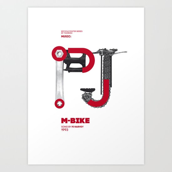 Bike to Life - M-Bike_PJHarvey Art Print
