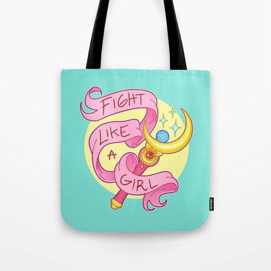 Fight Like a Girl Tote Bag