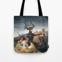 The Witches Sabbath - Francisco de Goya Tote Bag