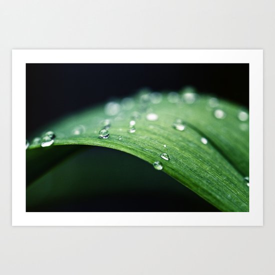 blue and green Art Print