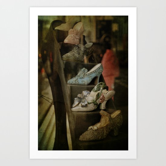 Old Time Shoes Art Print