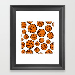 Basketballs Framed Art Print