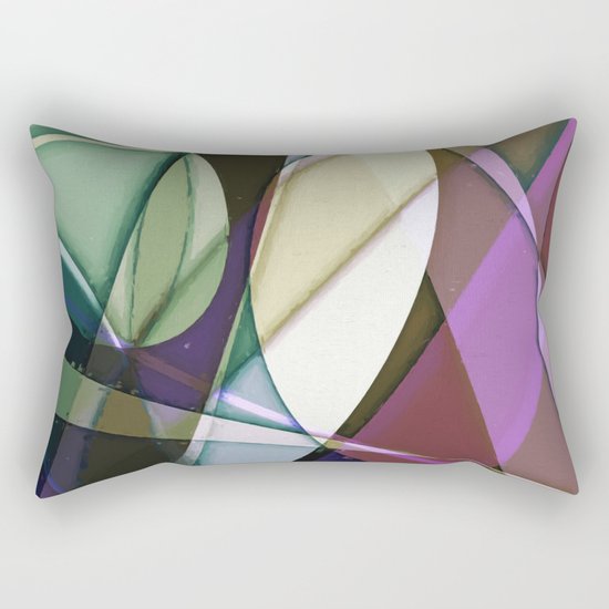 Abstract #368 Rectangular Pillow