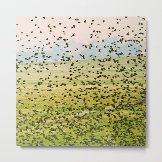 A Flock of Freedom Metal Print