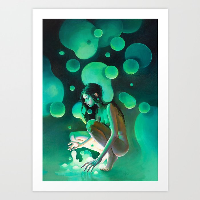 Lava Lamp Art Print