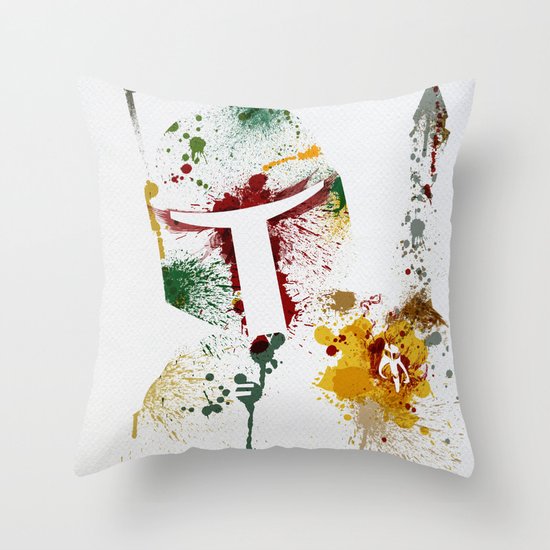 Bounty hunter Throw Pillow