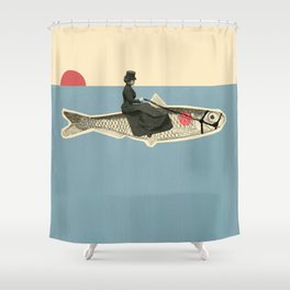 The Oceanride Shower Curtain