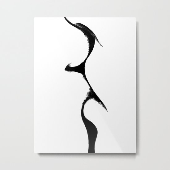 Simple Kiss Metal Print