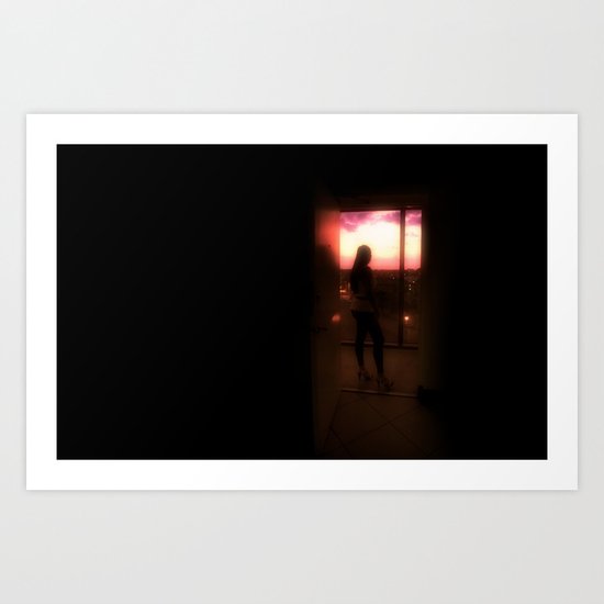 Thais @ Door Art Print