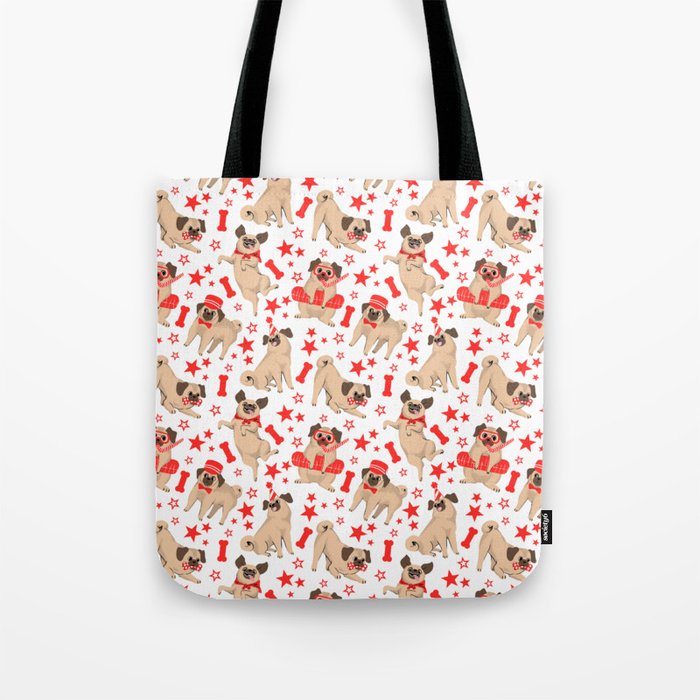 Pug Party! Tote Bag