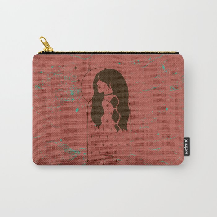 Moon Maiden in Adobe Carry-All Pouch