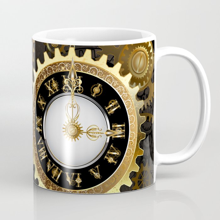 Antique Clock with Keys ( Steampunk ) Coffee Mug