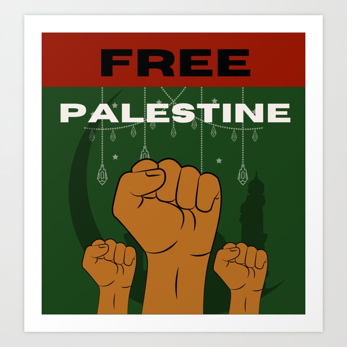 Save Palestine Art Print