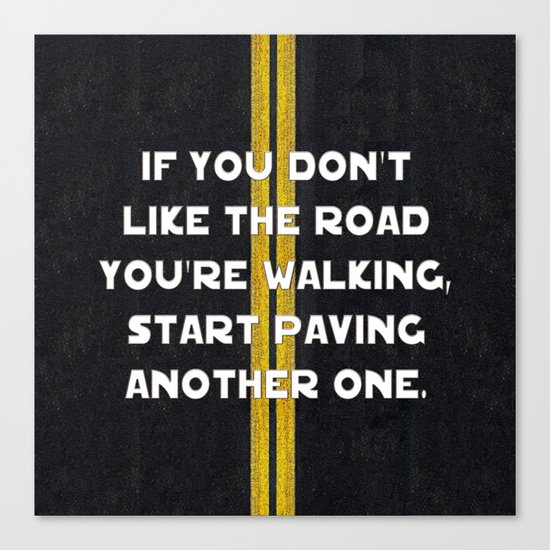 Pave Another Road Canvas Print