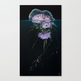 Jellyfish Ikebana Canvas Print