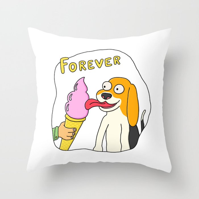 FOREVER Throw Pillow