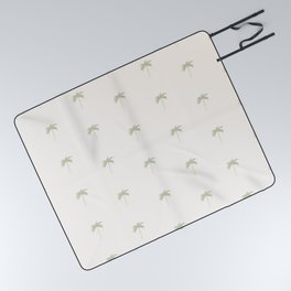 Cocotier | Soft green palm tree | Palm tree in French Picnic Blanket