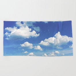 Blue Skies Beach Towel