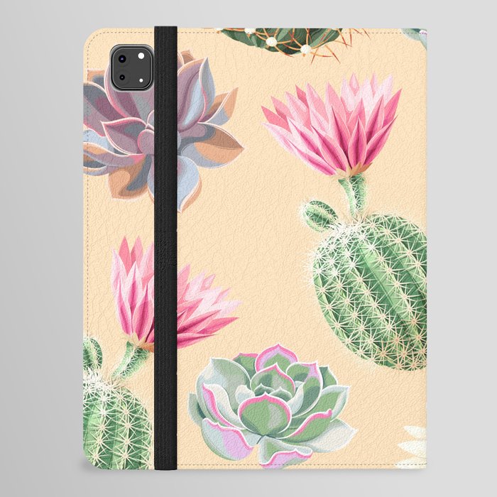 Cacti Collage iPad Folio Case