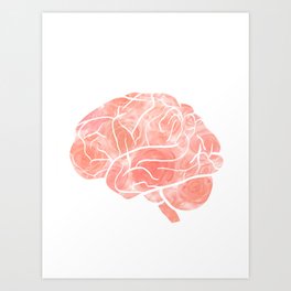 roses - brain series Art Print