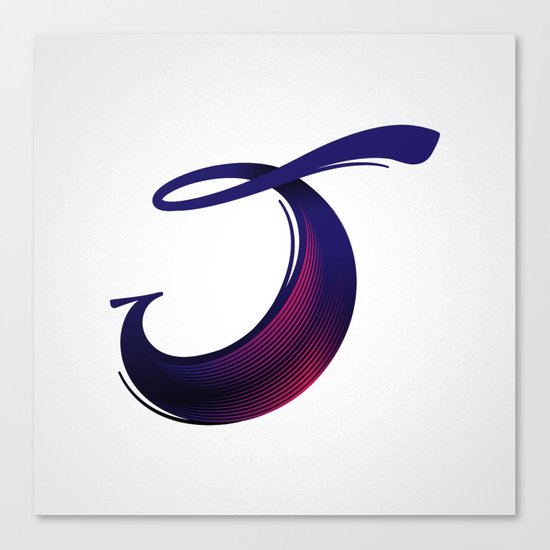 The Letter J Canvas Print