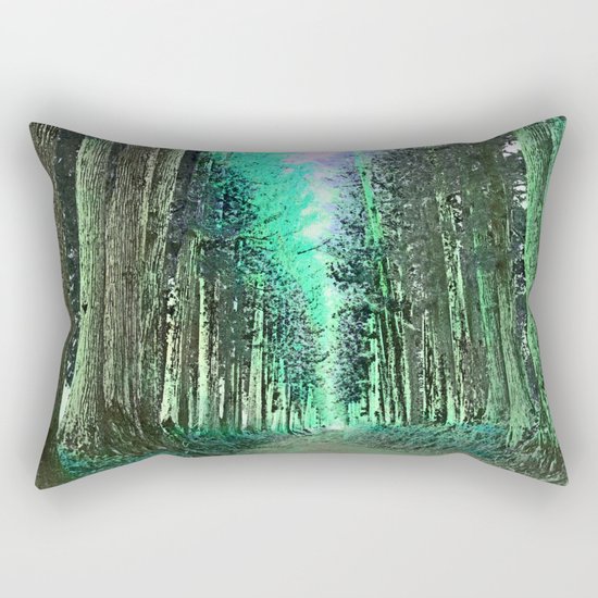 The path not taken Rectangular Pillow