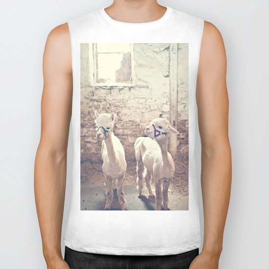 Young Alpacas Biker Tank
