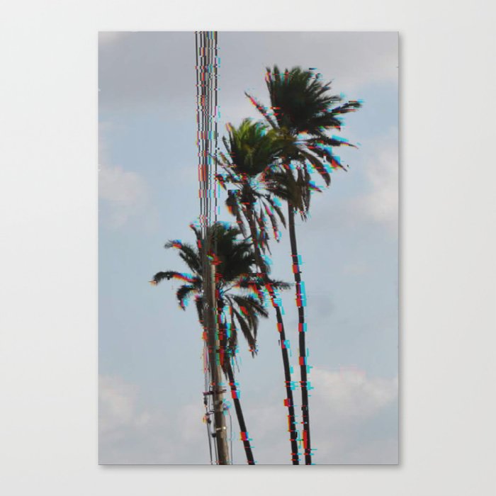 Palm tree candy Canvas Print