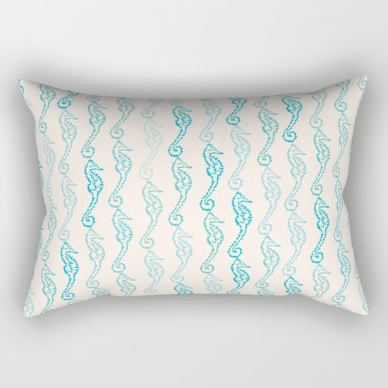 Pastel Marine Pattern 01 Rectangular Pillow
