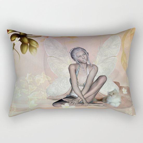 Beautiful fairy Rectangular Pillow