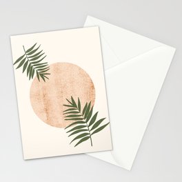 Sun green Stationery Cards