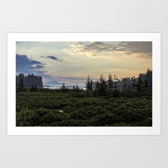 in the morning Art Print