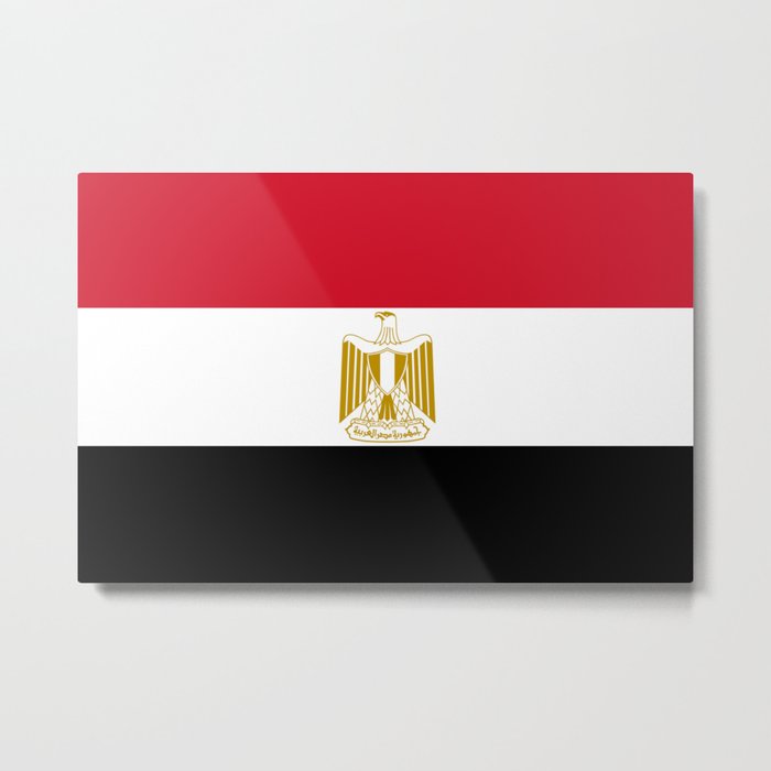 Egyptian Flag of Egypt  Metal Print