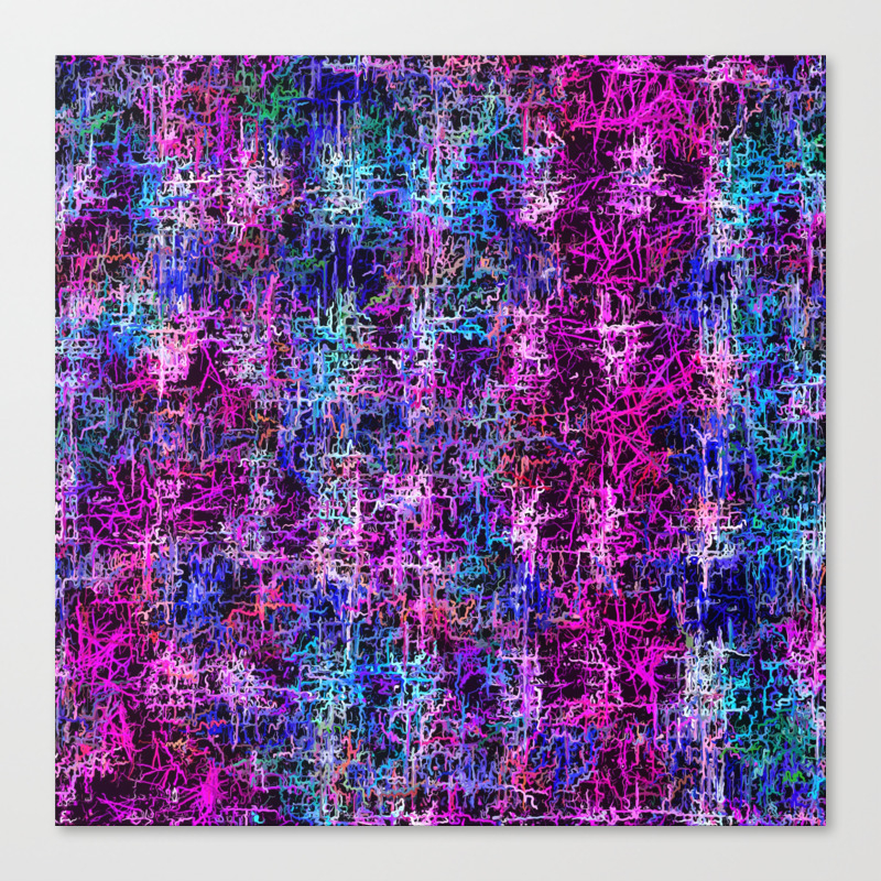 Psychedelic Abstract Art Pattern Texture Background In Pink Blue