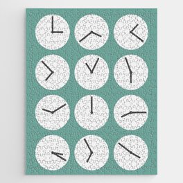 Minimal clock collection 12 Jigsaw Puzzle
