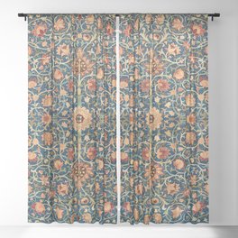 Holland Park Carpet by William Morris  Sheer Curtain