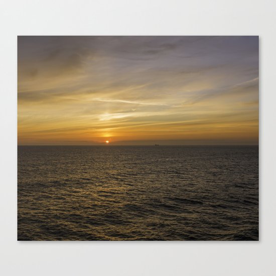 Morning at sea Canvas Print