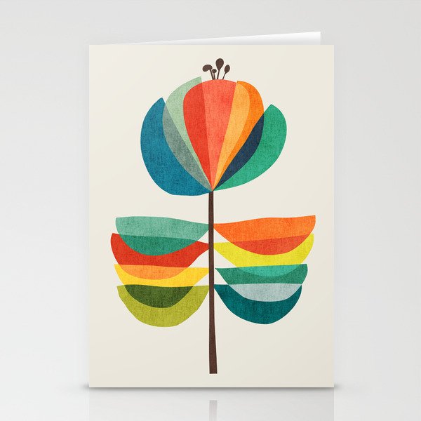 Whimsical Bloom Stationery Cards