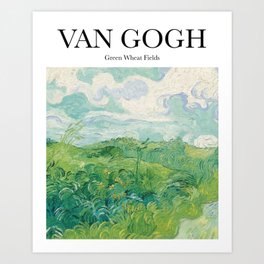 Van Gogh - Green Wheat Fields Art Print