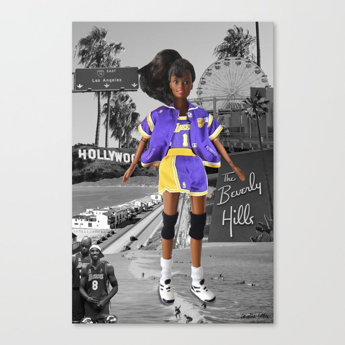 Los Angeles Doll Canvas Print