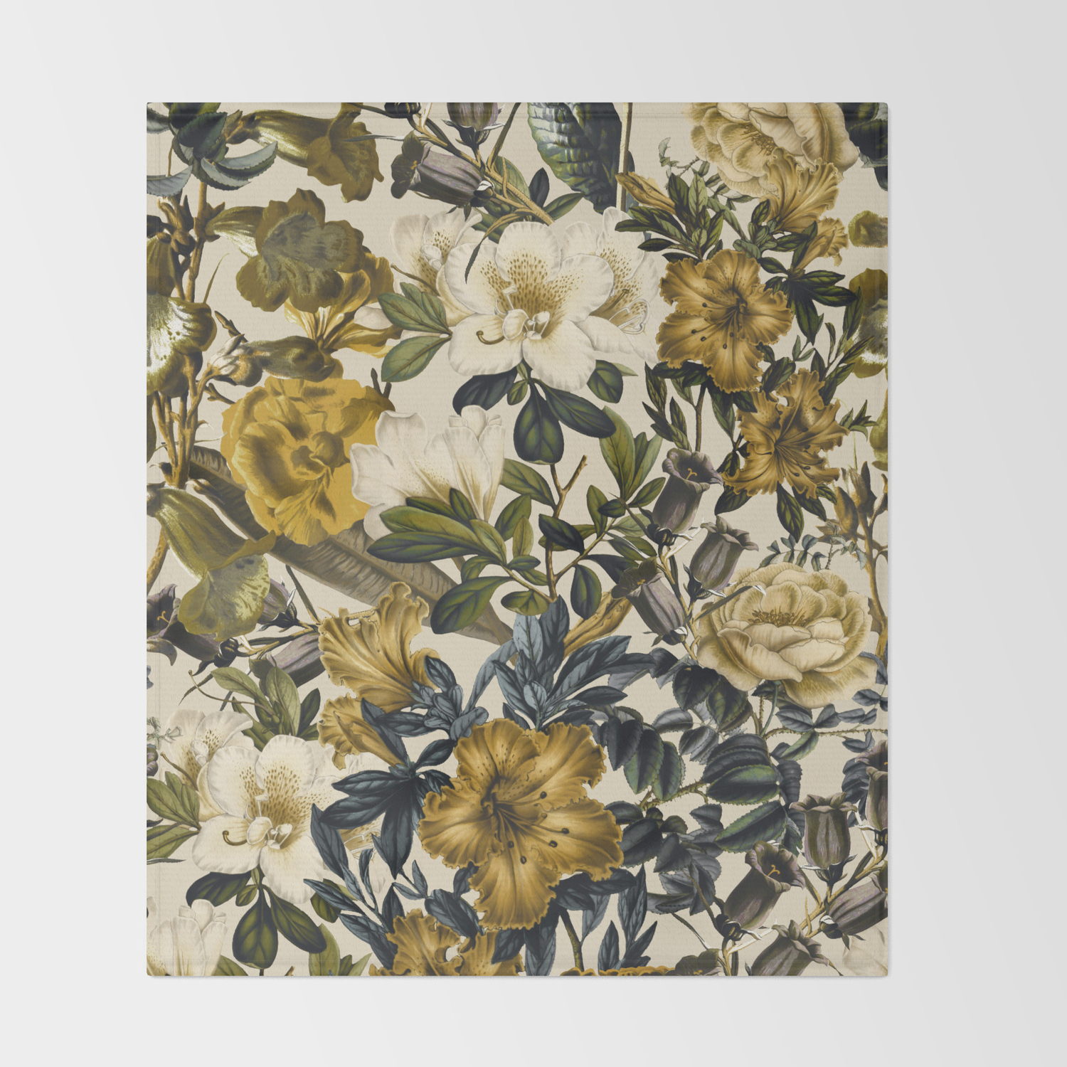 Warm Winter Garden Throw Blanket By Burcukorkmazyurek Society6