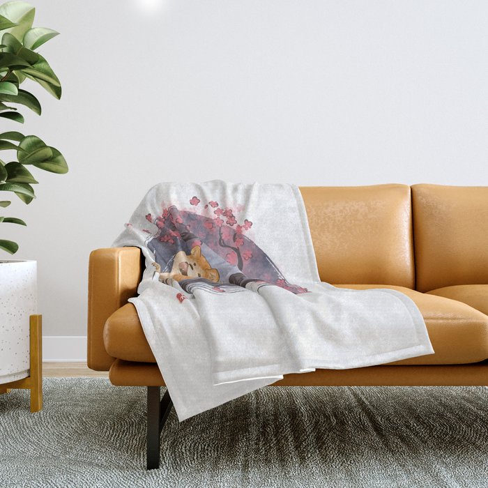 Dog Collection - Japan - Akita Inu (#2) Throw Blanket