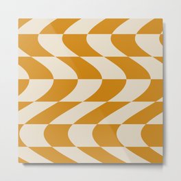 Abstraction_NEW_WAVE_YELLOW_COOL_PATTERN_POP_ART_1228A Metal Print