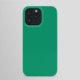 Green (Munsell) - solid color iPhone Case