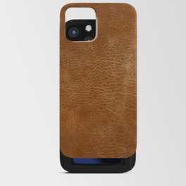 Antique Leather Texture, TAN iPhone Card Case